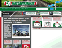 Tablet Screenshot of motorbiketimes.com